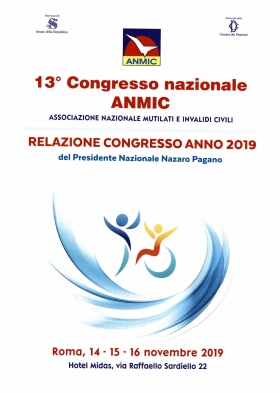 A.N.M.I.C. Relaz. finale del Presidente Nazionale sul XIII° Congresso Nazionale - A. N. M. I. C.