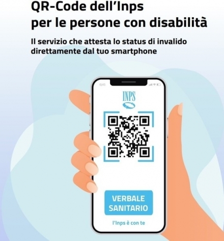 Q-R Code PER VERBALI DI INVALIDITA', LEGGE 104, CECITA' SORDITA' - A. N. M. I. C.