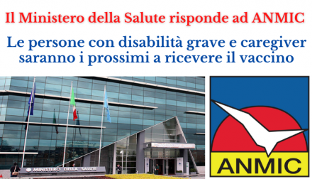 Il Ministero della Salute risponde ad ANMIC - A. N. M. I. C.