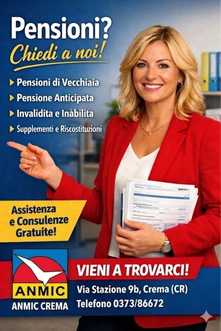 SERVIZI in breve presso sede CREMA - A. N. M. I. C.