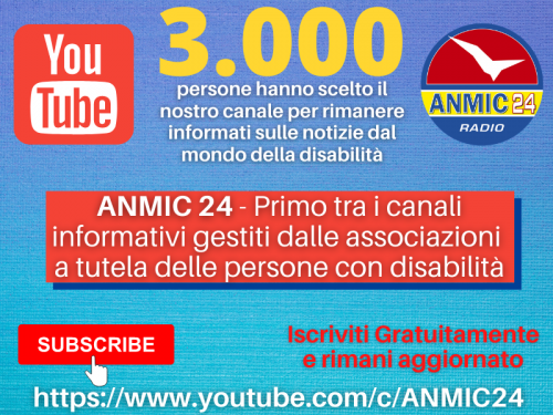Canale YouTube ANMIC 24 - Servizio GRATUITO - A. N. M. I. C.