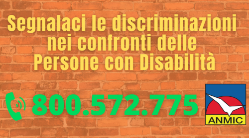 PERSONA CON DISABILITA' MULTATA A PORTO RECANATI, INTERVIENE l’ANMIC - A. N. M. I. C.
