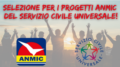 Selezione per i progetti “DISABILITY” e “ANMIC Assistenza Territoriale” - A. N. M. I. C.
